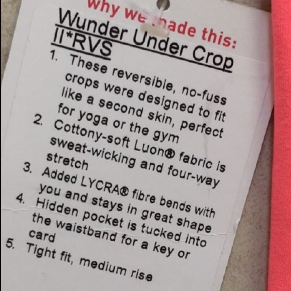 Lululemon Wunder Under Crop leggings - Picture 11 of 11